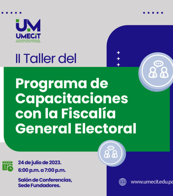 II Taller del Programa de Capacitaciones con la Fiscalía General Electoral