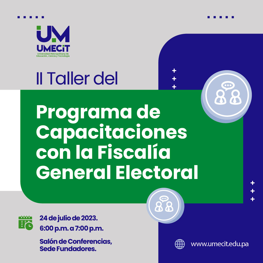 II Taller del Programa de Capacitaciones con la Fiscalía General Electoral