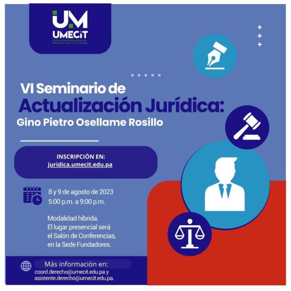 VI Seminario de Actualización Jurídica: Gino Pietro Osellame Rosillo