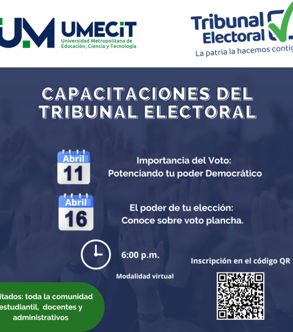 Acompáñanos en las Capacitaciones del Tribunal Electoral para las Próximas Elecciones