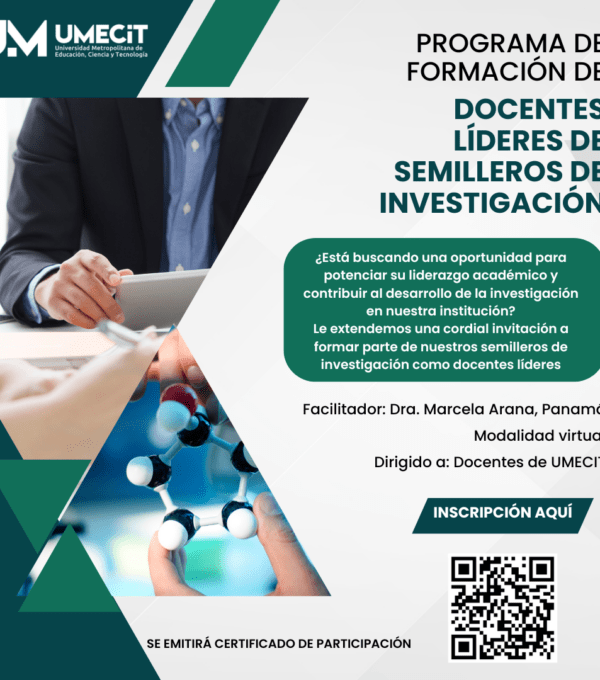 Únete a nuestro Programa de Formación para Docentes Líderes de Semilleros de Investigación en UMECIT