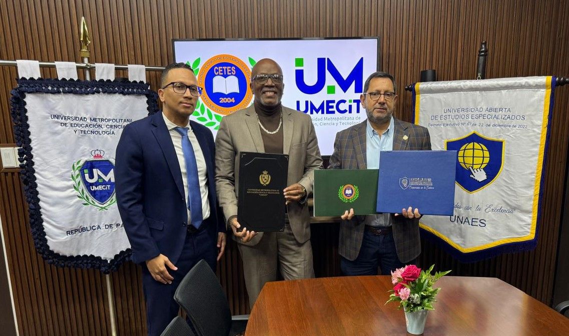 UMECIT firma convenios marco con UNAES y CETES
