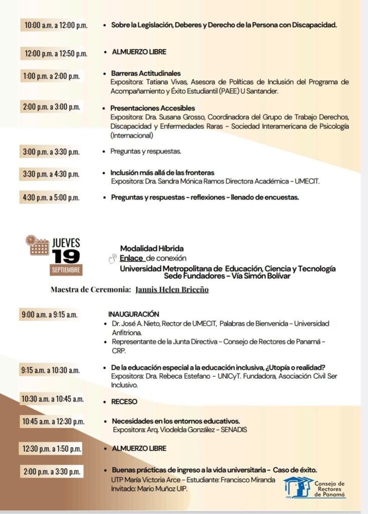 UMECIT se une a la celebración de la Semana de la Inclusión: "Diversidad que Empodera: Construyendo Puentes de Igualdad"