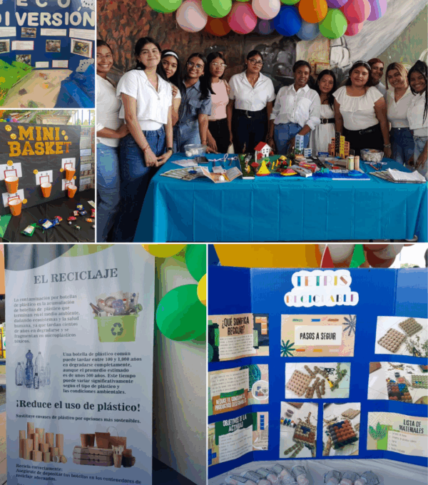 Estudiantes de la Facultad de Humanidades realizan feria ambiental como actividad de extensión académica