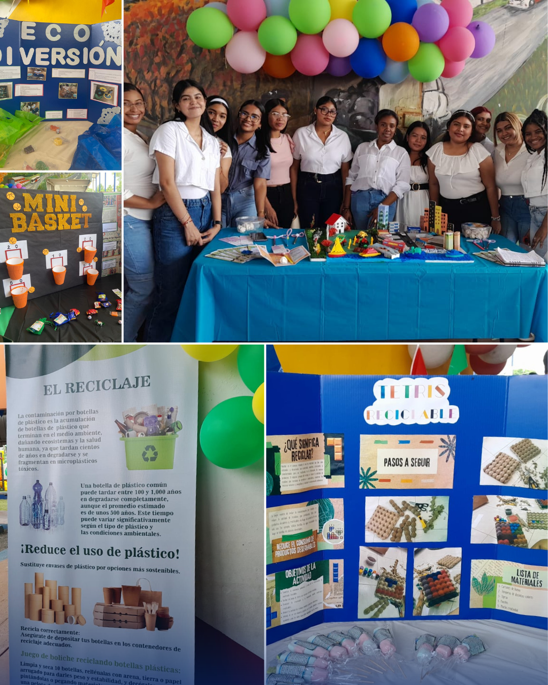 Estudiantes de la Facultad de Humanidades realizan feria ambiental como actividad de extensión académica