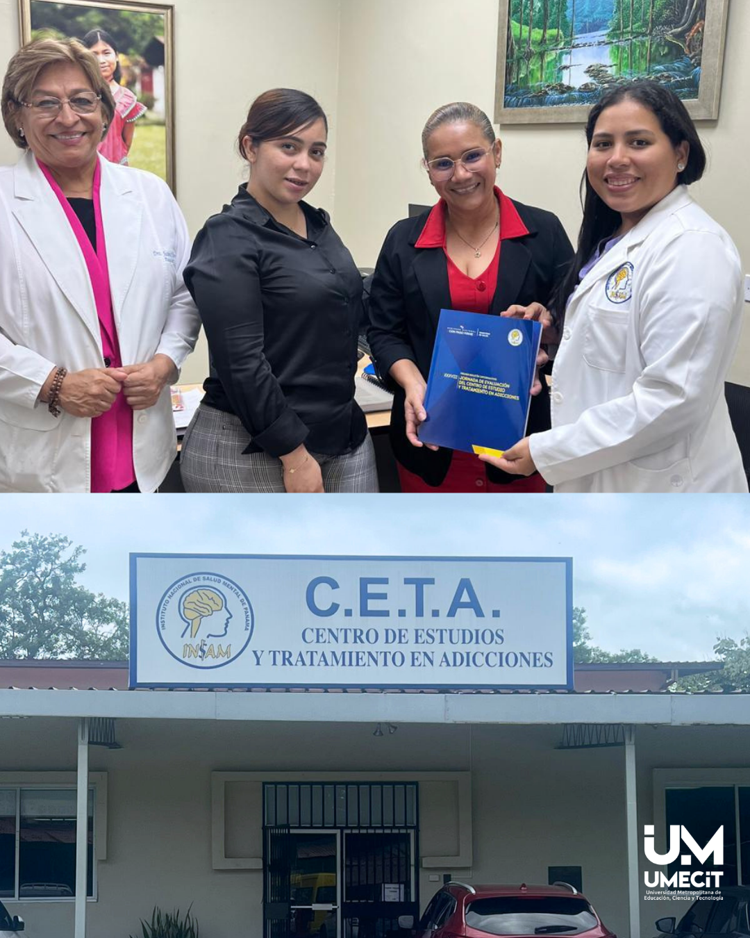 UMECIT y el Instituto Nacional de Salud Mental fortalecen lazos de cooperación en beneficio de la comunidad
