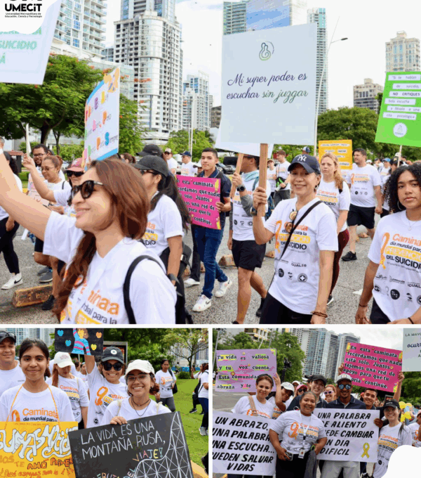 Estudiantes de Psicología participaron en la Caminata por el Día Mundial de la Prevención del Suicidio