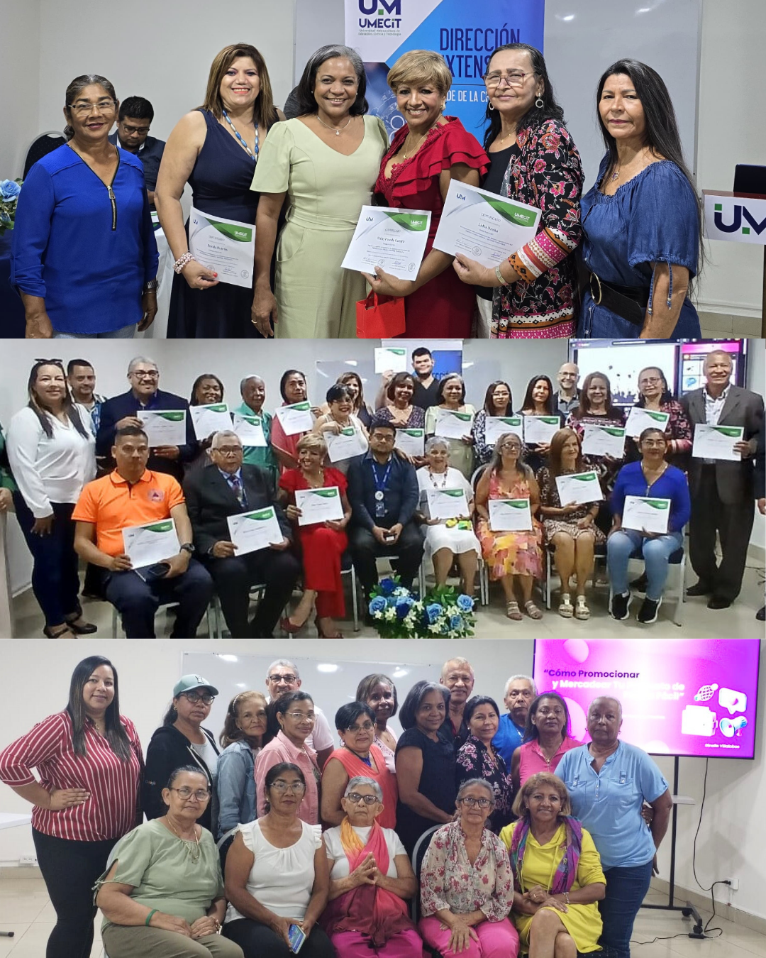 Culmina con éxito el Proyecto de Vinculación Social “Edad Dorada” en la sede de La Chorrera