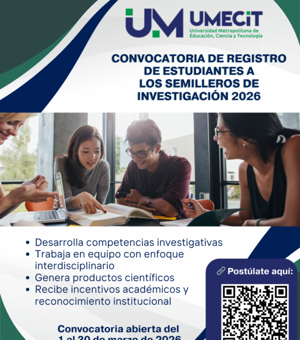UMECIT abre la Convocatoria de Semilleros de Investigación 2026 – 1ra Ronda