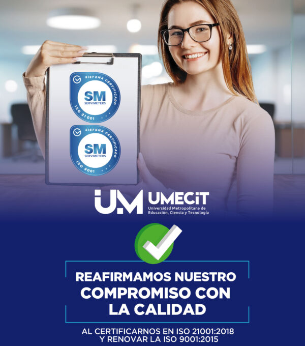 Reafirmamos nuestro compromiso con la calidad al certificarnos en ISO 21001:2018 y renovar la ISO 9001:2015
