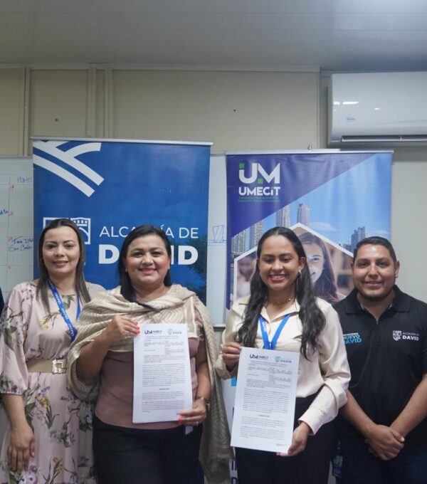 UMECIT y la Alcaldía de David firman convenio de cooperación interinstitucional