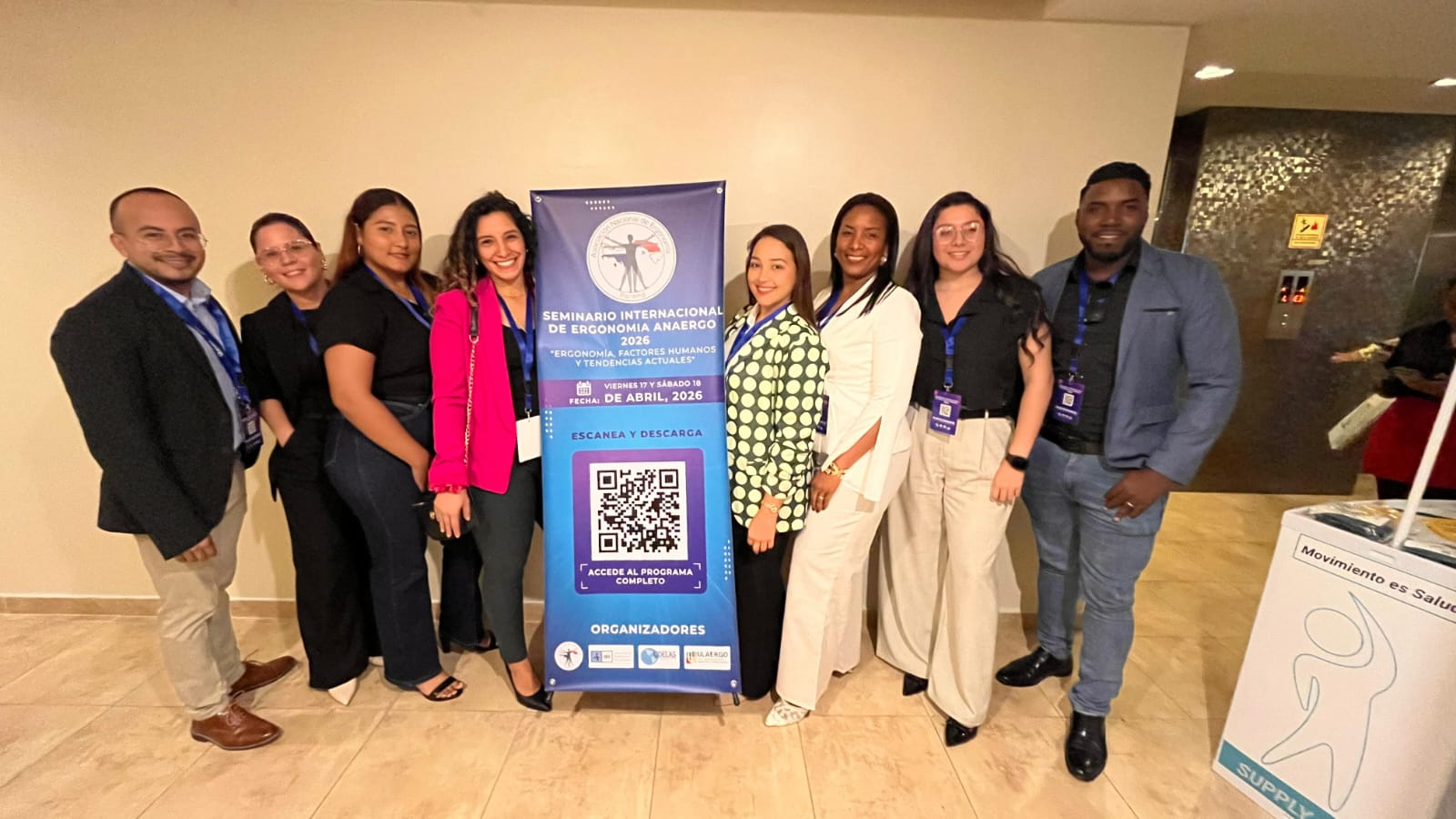 Estudiantes de UMECIT participan en el Primer Seminario Internacional de Ergonomía Panamá 2026