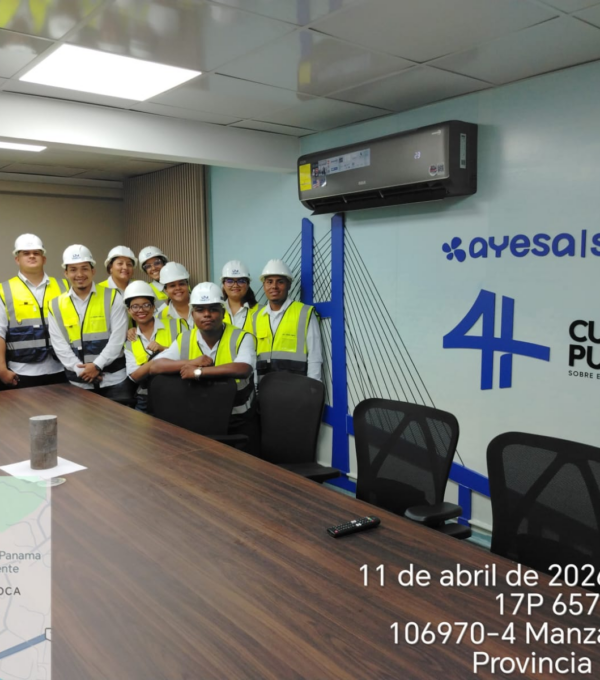 Estudiantes fortalecen su formación con visita técnica al proyecto Cuarto Puente