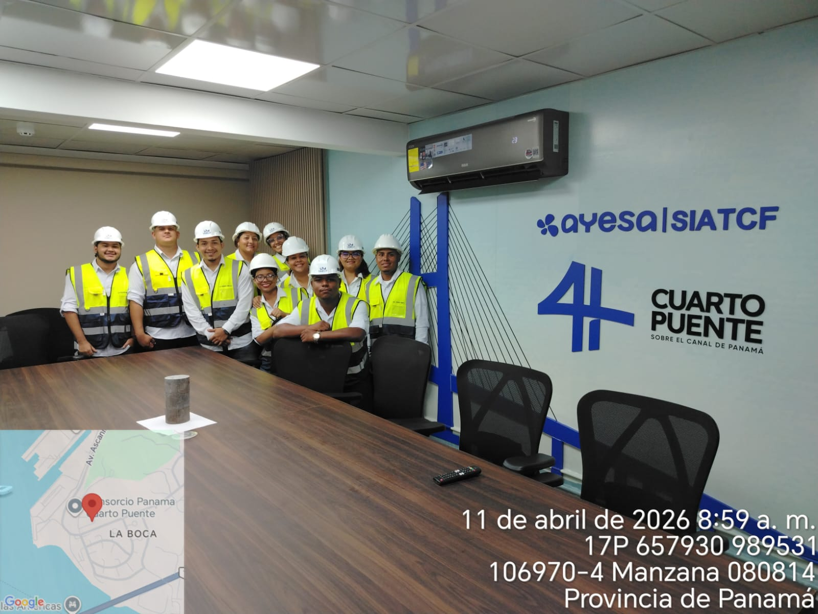 Estudiantes fortalecen su formación con visita técnica al proyecto Cuarto Puente