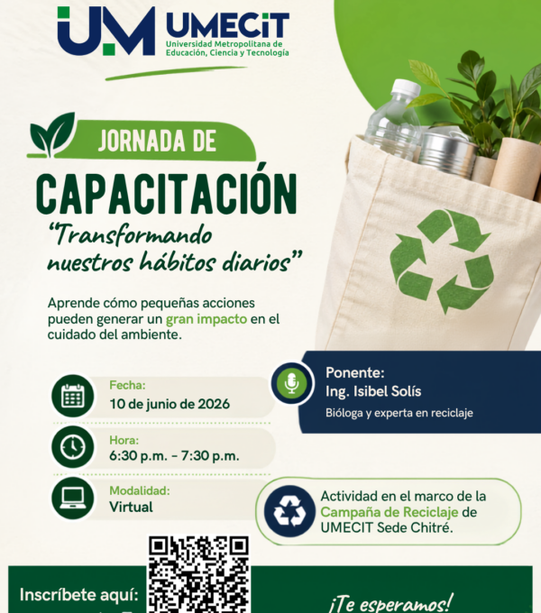 UMECIT Sede Chitré impulsa la sostenibilidad con jornada de capacitación sobre reciclaje