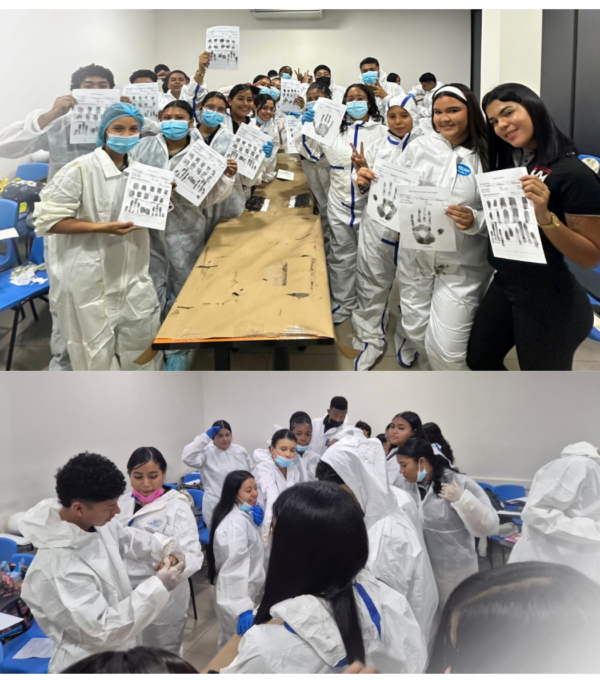Taller fortalece competencias en toma y análisis de huellas dactilares y palmares