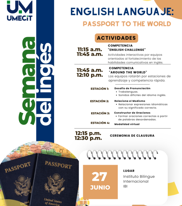 «English Language: Passport to the World»: una jornada para celebrar el aprendizaje del inglés en UMECIT