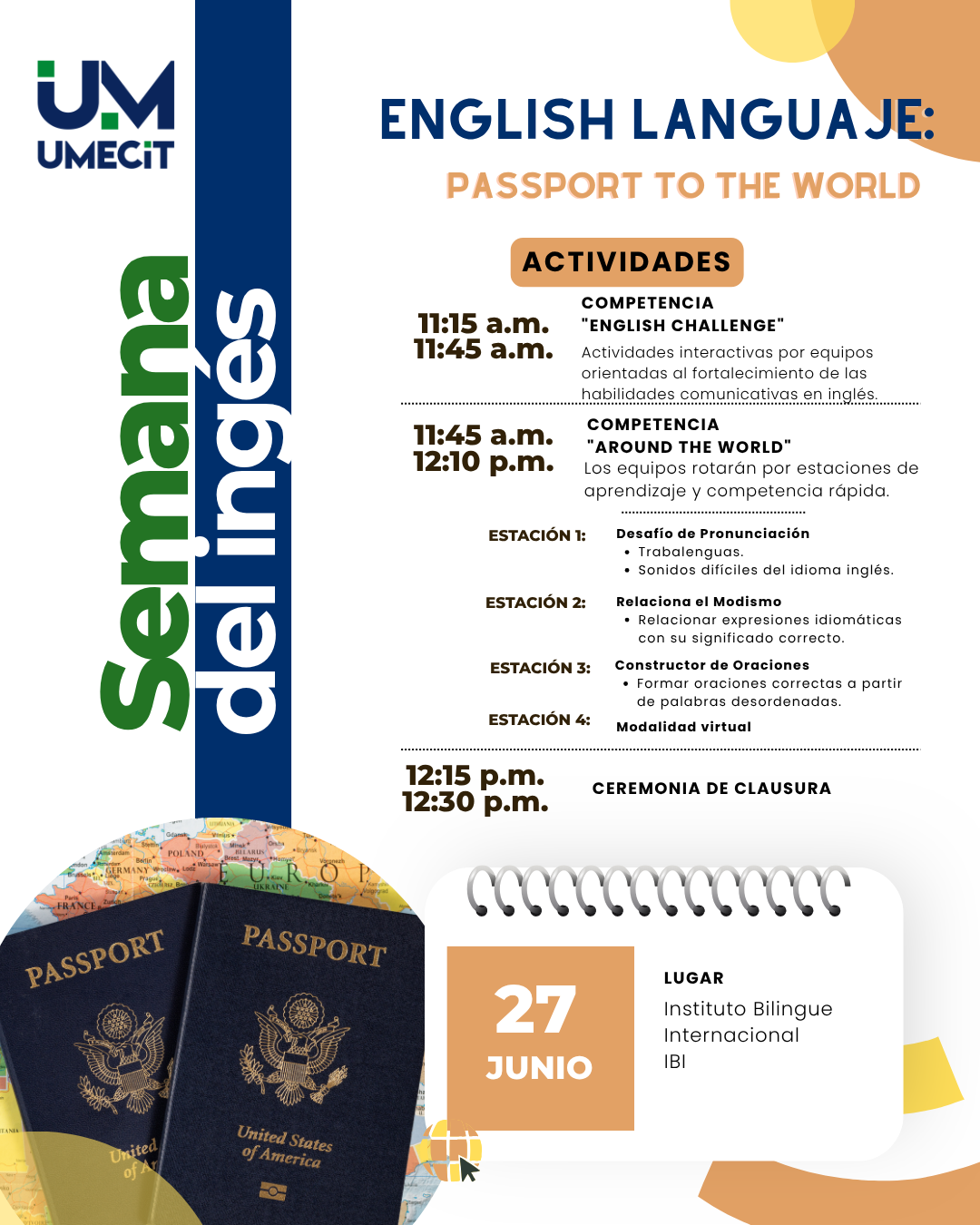 «English Language: Passport to the World»: una jornada para celebrar el aprendizaje del inglés en UMECIT