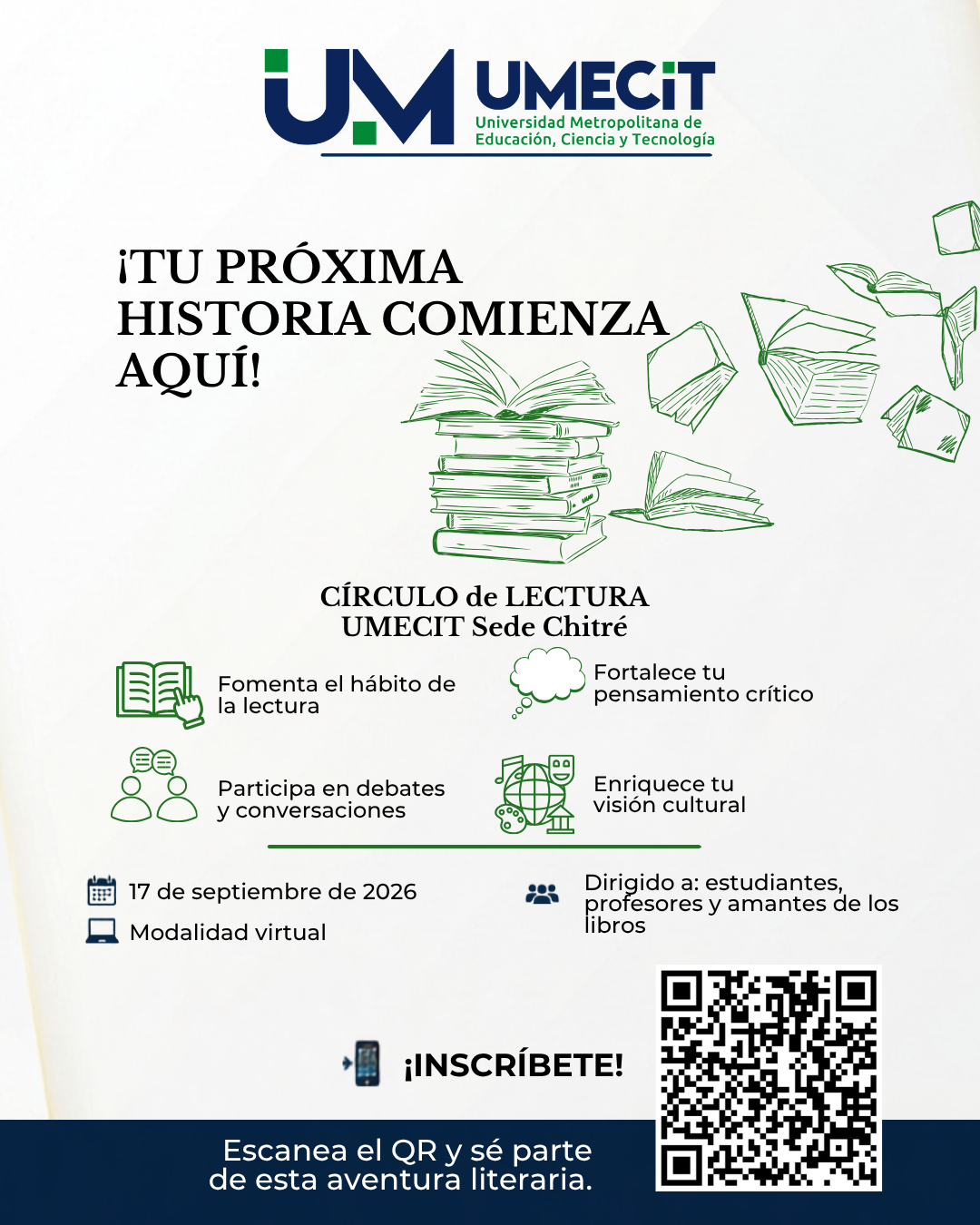 UMECIT Chitré impulsa el amor por la lectura con su nuevo Círculo de Lectura