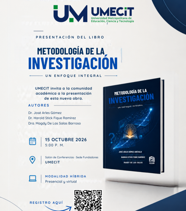 UMECIT presenta el libro “Metodología de la investigación: un enfoque integral”