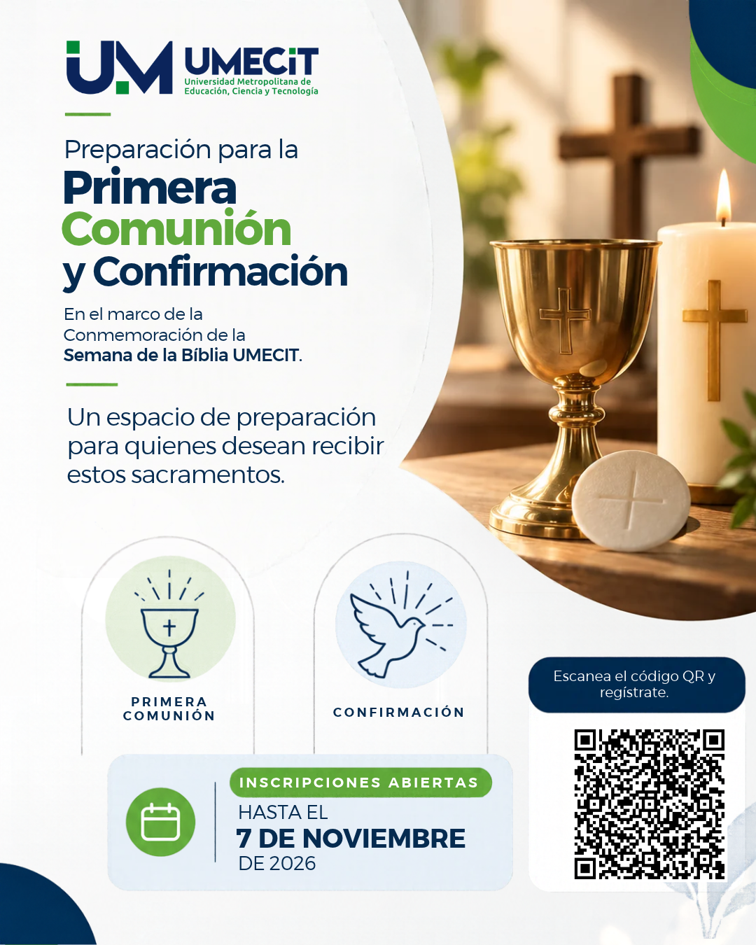 Un camino de fe y crecimiento espiritual: abiertas las inscripciones para Primera Comunión y Confirmación