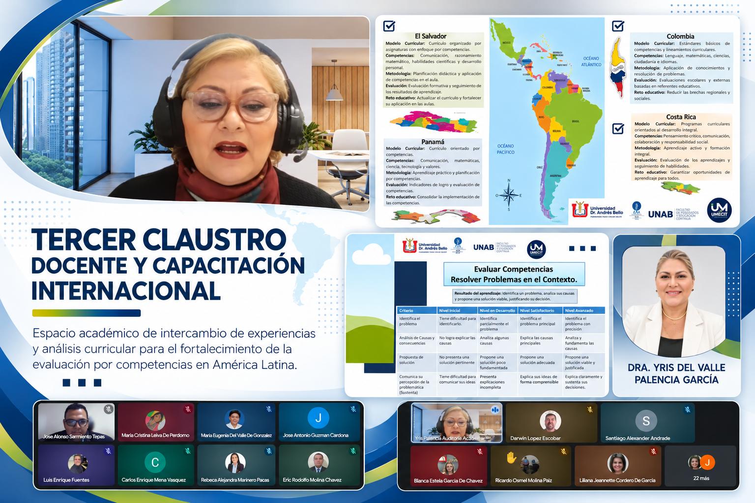 Cooperación académica entre Panamá y El Salvador fortalece la formación docente en educación superior